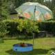 Relaxdays Dog Pool, H x D: 30 x 160 cm, Foldable, with Drain Valve, Dog Paddling Pool for Cooling, PVC & MDF, Blue Relaxdays Dog Pool, H x D: 30 x 160 cm, Foldable, with Drain Valve, Dog Paddling Pool for Cooling, PVC & MDF, Blue
