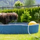 Relaxdays Dog Pool, H x D: 30 x 160 cm, Foldable, with Drain Valve, Dog Paddling Pool for Cooling, PVC & MDF, Blue Relaxdays Dog Pool, H x D: 30 x 160 cm, Foldable, with Drain Valve, Dog Paddling Pool for Cooling, PVC & MDF, Blue
