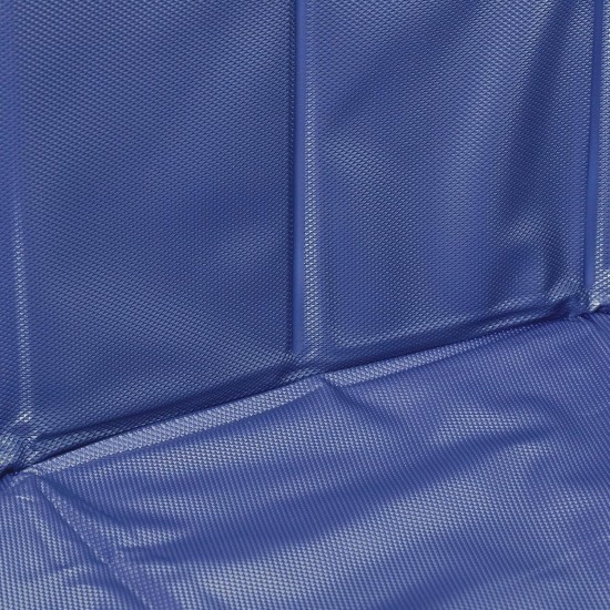 Relaxdays Dog Pool, H x D: 30 x 160 cm, Foldable, with Drain Valve, Dog Paddling Pool for Cooling, PVC & MDF, Blue Relaxdays Dog Pool, H x D: 30 x 160 cm, Foldable, with Drain Valve, Dog Paddling Pool for Cooling, PVC & MDF, Blue