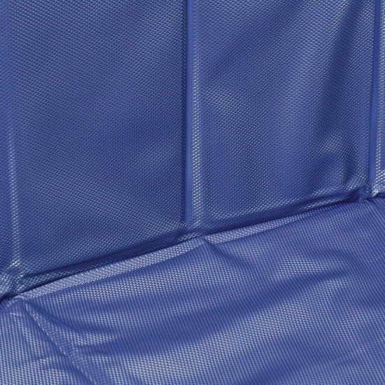 Relaxdays Dog Pool, H x D: 30 x 160 cm, Foldable, with Drain Valve, Dog Paddling Pool for Cooling, PVC & MDF, Blue Relaxdays Dog Pool, H x D: 30 x 160 cm, Foldable, with Drain Valve, Dog Paddling Pool for Cooling, PVC & MDF, Blue
