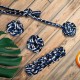 Relaxdays Dog Toy Set, 4 Pieces, Knot & Cord, Small & Medium Dogs, Teething Toy, Cotton, Multi-Colour