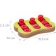 Relaxdays Intelligence Toy for Dogs, Hide Treats, Interactive Dog Toy, Intelligence, MDF, Multicoloured Relaxdays Intelligence Toy for Dogs, Hide Treats, Interactive Dog Toy, Intelligence, MDF, Multicoloured