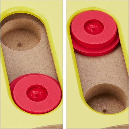 Relaxdays Intelligence Toy for Dogs, Hide Treats, Interactive Dog Toy, Intelligence, MDF, Multicoloured Relaxdays Intelligence Toy for Dogs, Hide Treats, Interactive Dog Toy, Intelligence, MDF, Multicoloured