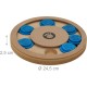 Relaxdays Intelligence Toy for Dogs, Hide Treats, Interactive Dog Toy, Intelligence, MDF, Natural/Blue, 1 Piece Relaxdays Intelligence Toy for Dogs, Hide Treats, Interactive Dog Toy, Intelligence, MDF, Natural/Blue, 1 Piece