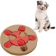 Relaxdays Intelligence Toy for Dogs, Hide Treats, Interactive Dog Toy, Intelligence, MDF, Natural/Red, 1 Piece Relaxdays Intelligence Toy for Dogs, Hide Treats, Interactive Dog Toy, Intelligence, MDF, Natural/Red, 1 Piece