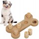 Relaxdays Interactive Intelligence Toy for Dogs, Bone Design, Food Toy, Treat, Snuffle Game, Natural Relaxdays Interactive Intelligence Toy for Dogs, Bone Design, Food Toy, Treat, Snuffle Game, Natural