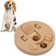 Relaxdays Interactive Intelligence Toy for Dogs, Food Toy, Hide Treat, Sniffing Game, MDF, Natural, 1 Piece