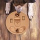 Relaxdays Interactive Intelligence Toy for Dogs, Food Toy, Hide Treat, Sniffing Game, MDF, Natural Relaxdays Interactive Intelligence Toy for Dogs, Food Toy, Hide Treat, Sniffing Game, MDF, Natural