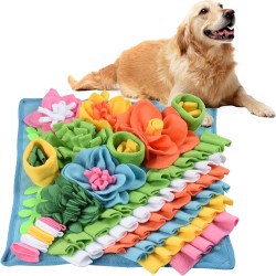 Romon Sniffing Rug for Dogs - 40 x 40 cm, Sniffing Mat as Intelligence Toy for Dogs, Puppies & Cats, Dog Toy with Non-Slip Underside, Washable & Foldable Romon Sniffing Rug for Dogs - 40 x 40 cm, Sniffing Mat as Intelligence Toy for Dogs, Puppies & Cats, Dog Toy with Non-Slip Underside, Washable & Foldable