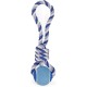 Rosewood 3" Tennis Ball Tug toy for dogs (Asstd colours) Rosewood 3" Tennis Ball Tug toy for dogs (Asstd colours)