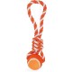 Rosewood 3" Tennis Ball Tug toy for dogs (Asstd colours) Rosewood 3" Tennis Ball Tug toy for dogs (Asstd colours)