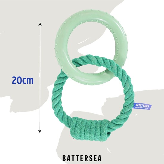 Rosewood Battersea Foam Frisbee Dog Toy, 23.5cm x 23.5cm, Lightweight, Durable, Frisbee for Fetch, Play and Training with Dogs Rosewood Battersea Foam Frisbee Dog Toy, 23.5cm x 23.5cm, Lightweight, Durable, Frisbee for Fetch, Play and Training with Dogs