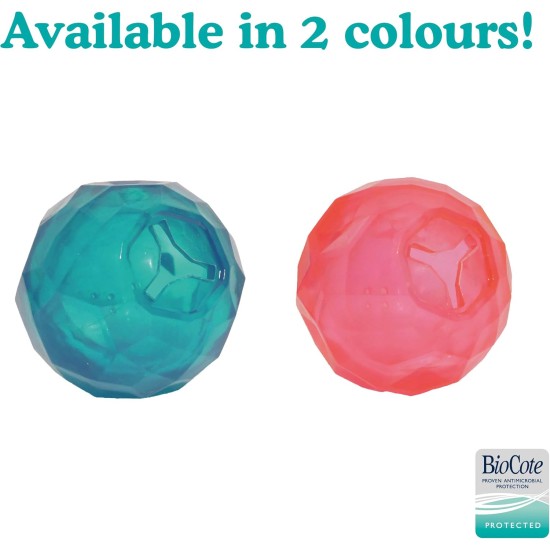 Rosewood Biosafe Puppy Treat ball Dispenser Blue Rosewood Biosafe Puppy Treat ball Dispenser Blue
