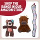 Rosewood Rope and Squeak Snake Luxury Plush Character Quality Dog Toy, 69 cm Rosewood Rope and Squeak Snake Luxury Plush Character Quality Dog Toy, 69 cm
