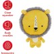 Rosewood Yellow Lion Interactive Plush Dog Toy with Giant Squeaker and Crinkle Body Rosewood Yellow Lion Interactive Plush Dog Toy with Giant Squeaker and Crinkle Body