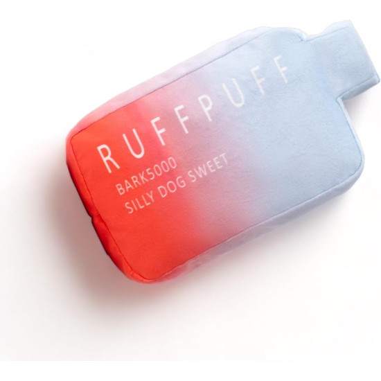 Ruff Puff Dog Toy - Funny Cute Plush Dog Toy with Squeaker - Parody Dog Toy - Puppy Toy - Dog Birthday - Funny Dog Toy (Red) Ruff Puff Dog Toy - Funny Cute Plush Dog Toy with Squeaker - Parody Dog Toy - Puppy Toy - Dog Birthday - Funny Dog Toy (Red)