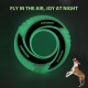 SKIPDAWG Dog Glow Disc Toy, Flying Disc Dog Toy Light Weight TPR/Nylon Fabric Non-Toxic Material, Pet Training Toys/Outdoor Night Exercise Toys for Dogs, Diameter 9 Inches SKIPDAWG Dog Glow Disc Toy, Flying Disc Dog Toy Light Weight TPR/Nylon Fabric Non-Toxic Material, Pet Training Toys/Outdoor Night Exercise Toys for Dogs, Diameter 9 Inches