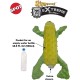 SPOT Ethical Pets Skinneeez Extreme Frog Filling Free Dog Toy, 14"