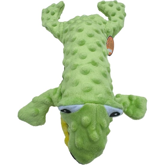 SPOT Ethical Pets Skinneeez Extreme Frog Filling Free Dog Toy, 14" SPOT Ethical Pets Skinneeez Extreme Frog Filling Free Dog Toy, 14"