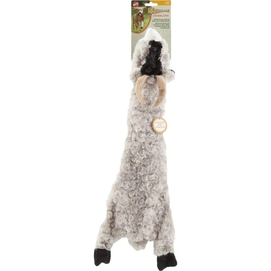 SPOT by Ethical Products Skinneeez Crinklers Dog Toy with Squeaker for All Dogs, Tug Toy for Small and Large Breeds, Squeaky Toy for Dogs, Goat, Large SPOT by Ethical Products Skinneeez Crinklers Dog Toy with Squeaker for All Dogs, Tug Toy for Small and Large Breeds, Squeaky Toy for Dogs, Goat, Large