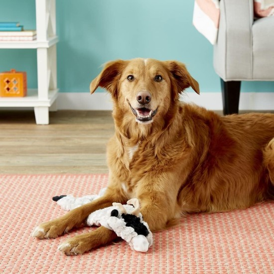 SPOT by Ethical Products Skinneeez Crinklers Dog Toy with Squeaker for All Dogs, Tug Toy for Small and Large Breeds, Squeaky Toy for Dogs, Goat, Large SPOT by Ethical Products Skinneeez Crinklers Dog Toy with Squeaker for All Dogs, Tug Toy for Small and Large Breeds, Squeaky Toy for Dogs, Goat, Large