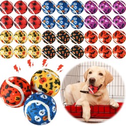 Seenelling Squeaky Halloween Tennis Balls for Dogs Durable 2.5 Inch Interactive Toy for Small Medium Large Dogs Chew Toys for Aggressive Chewing Training Catch 6 Seenelling Squeaky Halloween Tennis Balls for Dogs Durable 2.5 Inch Interactive Toy for Small Medium Large Dogs Chew Toys for Aggressive Chewing Training Catch 6
