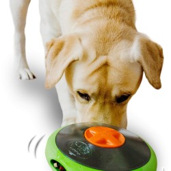 Sniffiz SmellyUFO Durable Interactive Treat Dispenser Puzzle, Enrichment Toy for Dogs, Mind Stimulating Food Game, Wobble Toy, from Small Puppies to Large Dogs Sniffiz SmellyUFO Durable Interactive Treat Dispenser Puzzle, Enrichment Toy for Dogs, Mind Stimulating Food Game, Wobble Toy, from Small Puppies to Large Dogs