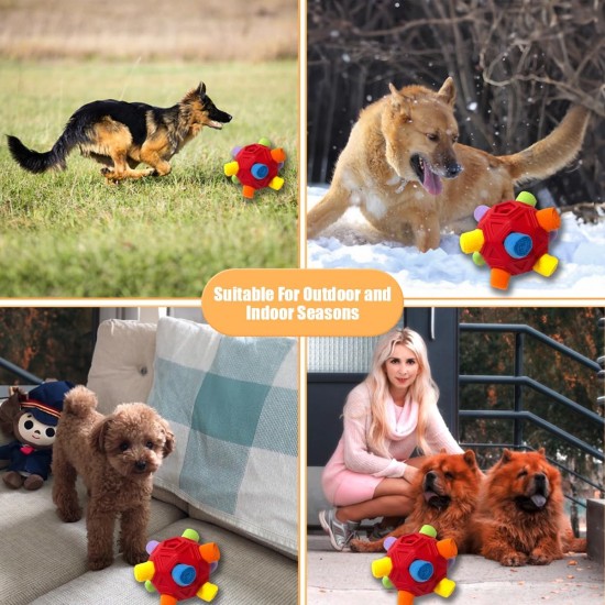 Snuffle Ball for Dogs, Interactive Puzzle Dog Toy, Promotes Natural Foraging, Slow Feeding for Training and Stress Relief, Fabric Strips, Hidden Food Chew Toys for Dogs Snuffle Ball for Dogs, Interactive Puzzle Dog Toy, Promotes Natural Foraging, Slow Feeding for Training and Stress Relief, Fabric Strips, Hidden Food Chew Toys for Dogs