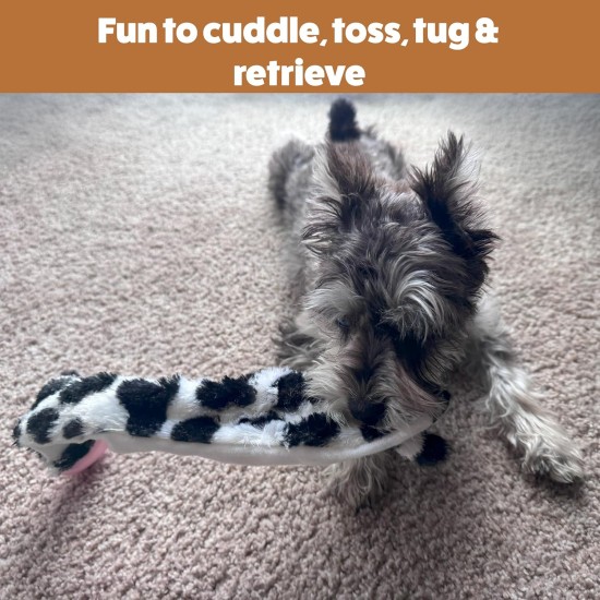Spot Skinneeez Crinklers | Fabricless Dog Toy with Squeaker for Small Dogs | Crinkle Toy for Small Puppies | 14 Inch | Cow Design | Ethical Pet Spot Skinneeez Crinklers | Fabricless Dog Toy with Squeaker for Small Dogs | Crinkle Toy for Small Puppies | 14 Inch | Cow Design | Ethical Pet