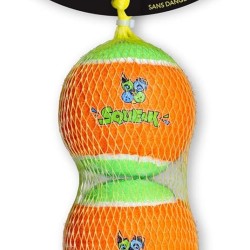 Spunky Pup Squeaky Tennis Balls - Small Spunky Pup Squeaky Tennis Balls - Small