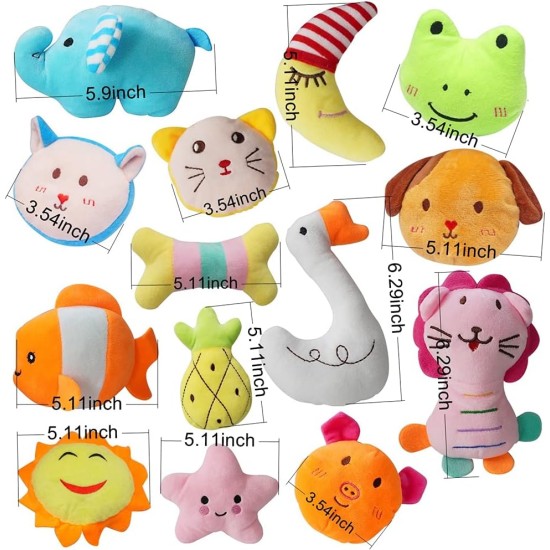 Squeaky Toys for Dogs, Plush Toy Set for Teething Puppies, Small Dogs, Interactive Toys (27 Pieces) Squeaky Toys for Dogs, Plush Toy Set for Teething Puppies, Small Dogs, Interactive Toys (27 Pieces)