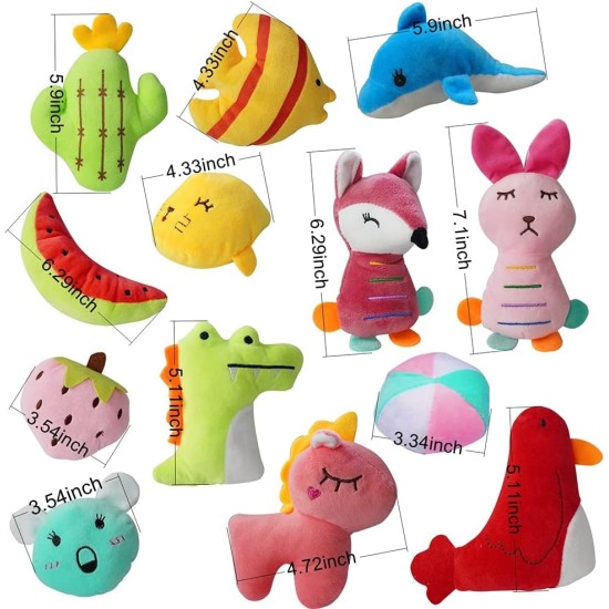 Squeaky Toys for Dogs, Plush Toy Set for Teething Puppies, Small Dogs, Interactive Toys (27 Pieces) Squeaky Toys for Dogs, Plush Toy Set for Teething Puppies, Small Dogs, Interactive Toys (27 Pieces)