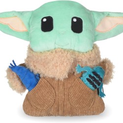 Star Wars FF15144 Baby Yoda The Mandalorian The Child Burrow Dog Toy, Small Plush Fabric Toy, Squeaky Plush Toy for Small Dogs, Hide and Seek Toy, Multicoloured, 9 inches Star Wars FF15144 Baby Yoda The Mandalorian The Child Burrow Dog Toy, Small Plush Fabric Toy, Squeaky Plush Toy for Small Dogs, Hide and Seek Toy, Multicoloured, 9 inches