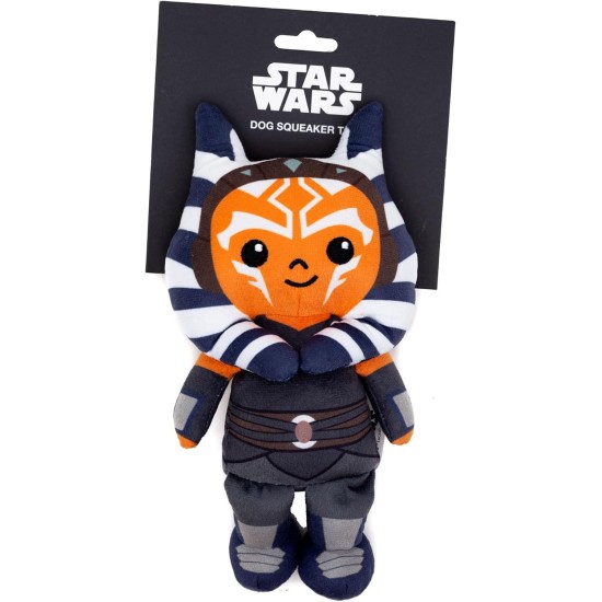 Star Wars Squeaky Plush Dog Toy for Large, Medium, Small Dogs, Ahsoka Tano 3" x 6" Star Wars Squeaky Plush Dog Toy for Large, Medium, Small Dogs, Ahsoka Tano 3" x 6"