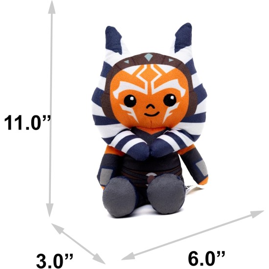 Star Wars Squeaky Plush Dog Toy for Large, Medium, Small Dogs, Ahsoka Tano 3" x 6" Star Wars Squeaky Plush Dog Toy for Large, Medium, Small Dogs, Ahsoka Tano 3" x 6"