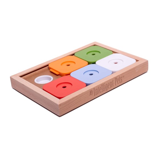 Sudoku Medium Advanced Color - My Intelligent Dogs Interaktives Hundespielzeug aus Holz Intelligentes Spielzeug für Hunde Sudoku Medium Advanced Color - My Intelligent Dogs Interaktives Hundespielzeug aus Holz Intelligentes Spielzeug für Hunde
