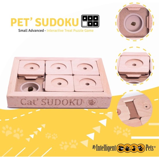 Sudoku Small Advanced Classic – My Intelligent Dogs Interaktives Holzspielzeug für Hunde und Katzen Hundespielzeug Intelligentes Hundespielzeug Sudoku Small Advanced Classic – My Intelligent Dogs Interaktives Holzspielzeug für Hunde und Katzen Hundespielzeug Intelligentes Hundespielzeug