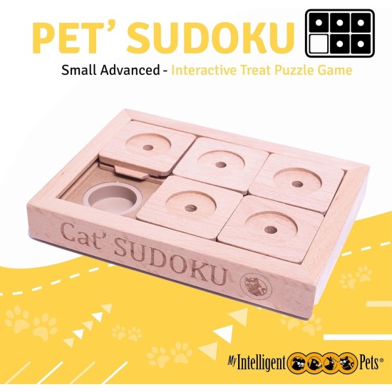Sudoku Small Advanced Classic – My Intelligent Dogs Interaktives Holzspielzeug für Hunde und Katzen Hundespielzeug Intelligentes Hundespielzeug Sudoku Small Advanced Classic – My Intelligent Dogs Interaktives Holzspielzeug für Hunde und Katzen Hundespielzeug Intelligentes Hundespielzeug