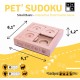 Sudoku Small Basic Classic - My Intelligent Dogs Interaktives Hunde- und Katzenspielzeug aus Holz Hundespielzeug für Hunde Hundespielzeug kleine und große Hunde Hunde Spielzeug Sudoku Small Basic Classic - My Intelligent Dogs Interaktives Hunde- und Katzenspielzeug aus Holz Hundespielzeug für Hunde Hundespielzeug kleine und große Hunde Hunde Spielzeug