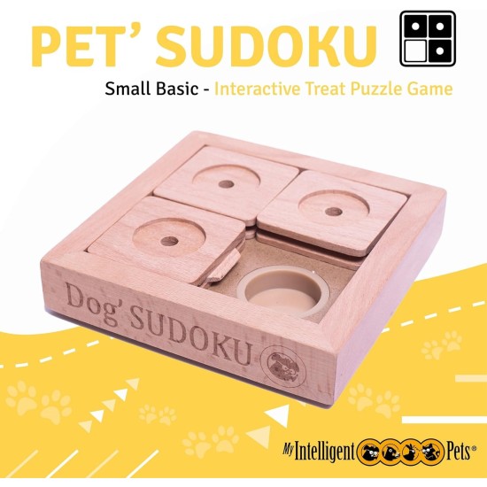 Sudoku Small Basic Classic - My Intelligent Dogs Interaktives Hunde- und Katzenspielzeug aus Holz Hundespielzeug für Hunde Hundespielzeug kleine und große Hunde Hunde Spielzeug Sudoku Small Basic Classic - My Intelligent Dogs Interaktives Hunde- und Katzenspielzeug aus Holz Hundespielzeug für Hunde Hundespielzeug kleine und große Hunde Hunde Spielzeug