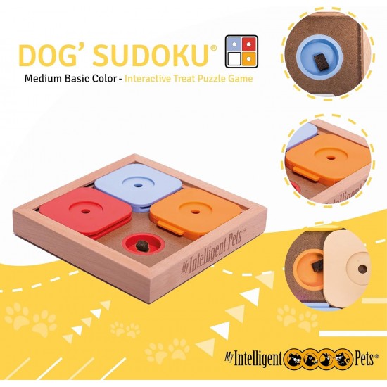 Sudoku Small Expert - Interaktives Katzen- und Hundespielzeug aus Holz Intelligentes Spielzeug für Hunde und Katzen Sudoku Small Expert - Interaktives Katzen- und Hundespielzeug aus Holz Intelligentes Spielzeug für Hunde und Katzen