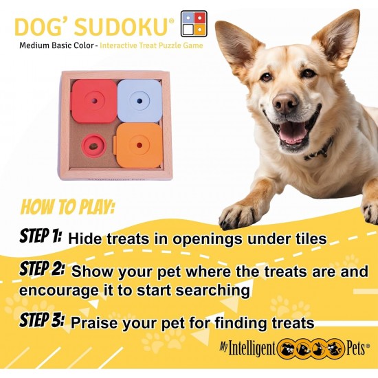 Sudoku Small Expert - Interaktives Katzen- und Hundespielzeug aus Holz Intelligentes Spielzeug für Hunde und Katzen Sudoku Small Expert - Interaktives Katzen- und Hundespielzeug aus Holz Intelligentes Spielzeug für Hunde und Katzen