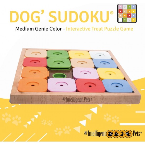 Sudoku Small Expert - Interaktives Katzen- und Hundespielzeug aus Holz Intelligentes Spielzeug für Hunde und Katzen Sudoku Small Expert - Interaktives Katzen- und Hundespielzeug aus Holz Intelligentes Spielzeug für Hunde und Katzen