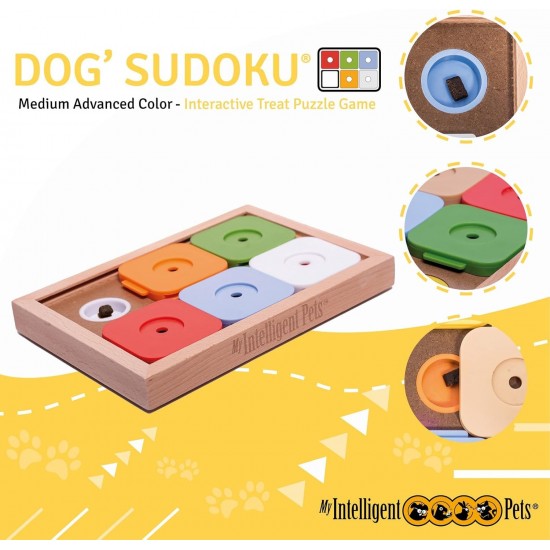 Sudoku Small Expert - Interaktives Katzen- und Hundespielzeug aus Holz Intelligentes Spielzeug für Hunde und Katzen Sudoku Small Expert - Interaktives Katzen- und Hundespielzeug aus Holz Intelligentes Spielzeug für Hunde und Katzen