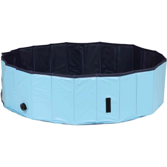 TRIXIE 39480 Dog Pool, Diameter 70 x 12 cm, Petrol / Grey TRIXIE 39480 Dog Pool, Diameter 70 x 12 cm, Petrol / Grey