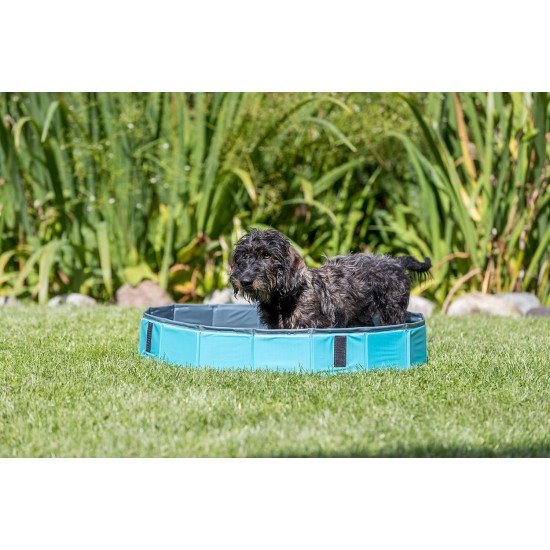 TRIXIE 39480 Dog Pool, Diameter 70 x 12 cm, Petrol / Grey TRIXIE 39480 Dog Pool, Diameter 70 x 12 cm, Petrol / Grey