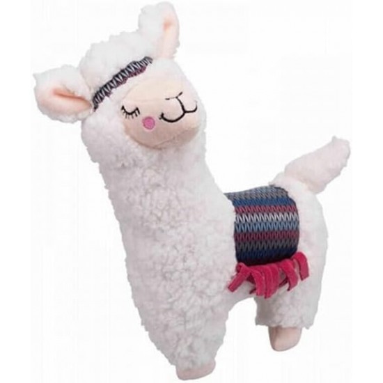 TRIXIE Alpaca 35899 Dog Toy, Assorted Colours, 31 cm, Plush, with Voice, Washable at 30 °C TRIXIE Alpaca 35899 Dog Toy, Assorted Colours, 31 cm, Plush, with Voice, Washable at 30 °C