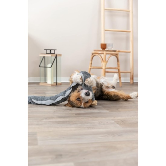TRIXIE Be Nordic Plush Toys for Dogs Aarl Karl Large - Maritime Cuddly Toy for Dogs to Play and Cuddle - Robust & Durable - Made of Plush/Rope - 36049 TRIXIE Be Nordic Plush Toys for Dogs Aarl Karl Large - Maritime Cuddly Toy for Dogs to Play and Cuddle - Robust & Durable - Made of Plush/Rope - 36049