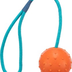 TRIXIE Dog Ball with Rope TRIXIE Dog Ball with Rope