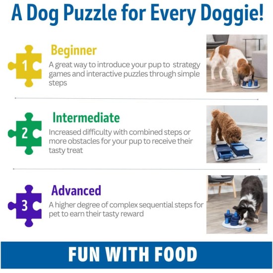 TRIXIE Dog Toy Intelligence Dog Activity Strategy Game "Gamble Box" - Sophisticated Intelligence Toy for Dogs for Business, 15 x 15 cm - 32011 TRIXIE Dog Toy Intelligence Dog Activity Strategy Game "Gamble Box" - Sophisticated Intelligence Toy for Dogs for Business, 15 x 15 cm - 32011